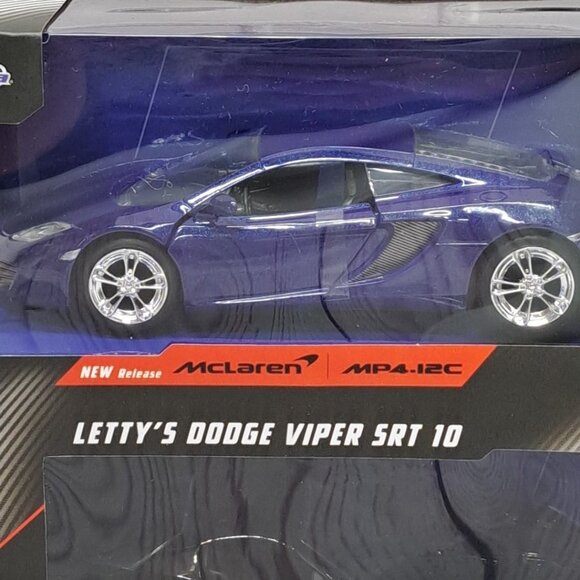JADA TOYS 1/32 - MCLAREN MP4 12C & DODGE VIPER TWIN PACK - FAST AND FURIOUS 3569 - Picture 2 of 7